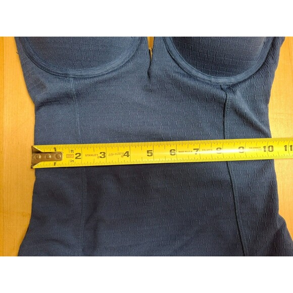 Cupshe One Piece Swimsuit Tummy Control New Size XS Navy Blue New With Tags - Picture 5 of 8